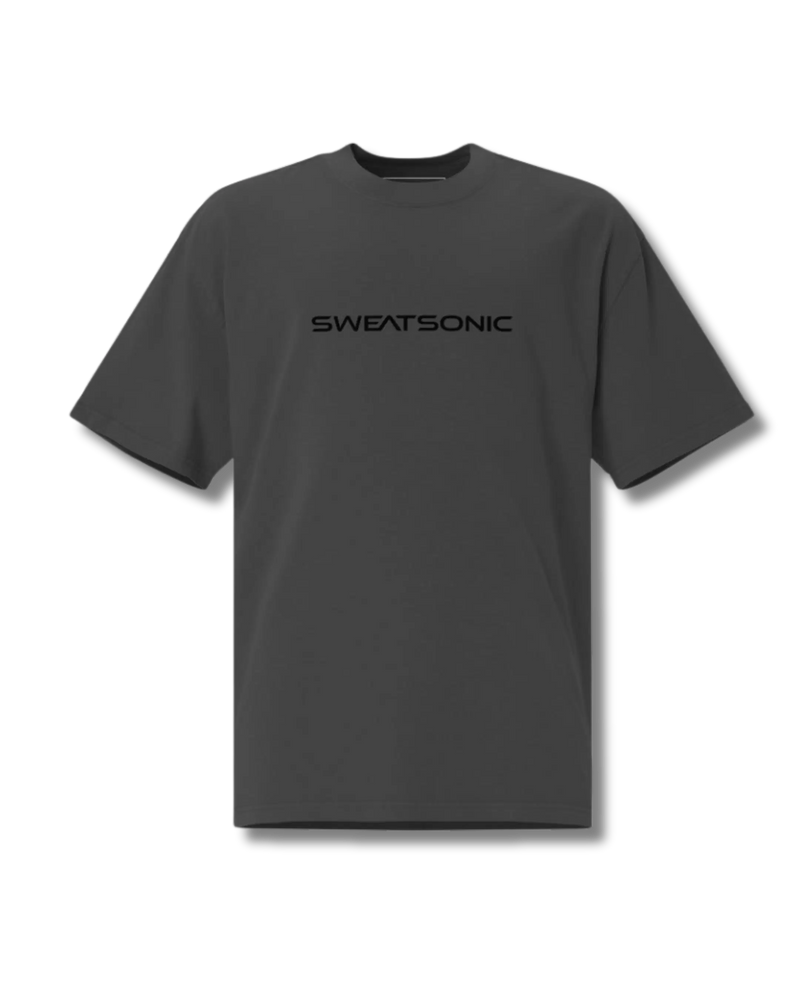 Black on Black Oversized faded t-shirt