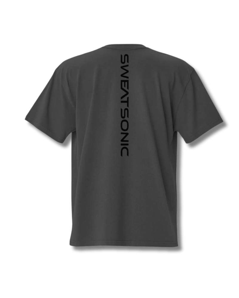 Black on Black Oversized faded t-shirt