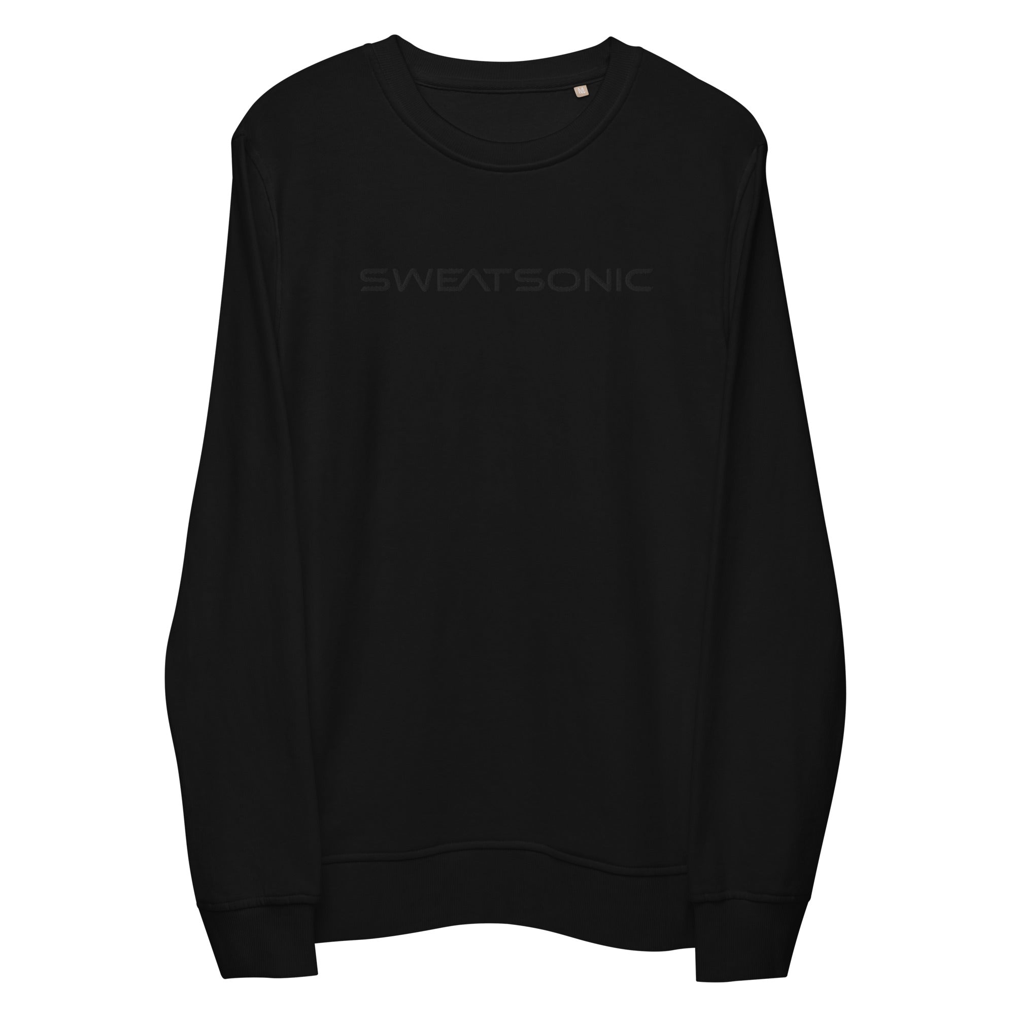 Black on Black Unisex organic sweatshirt